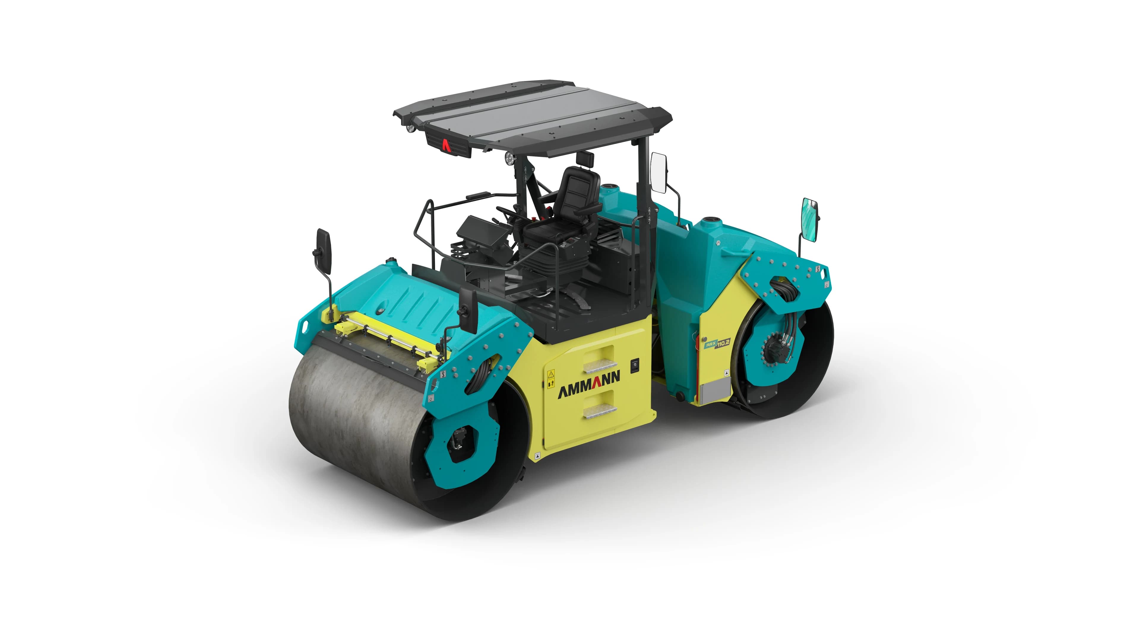 Rodillo tándem articulado Ammann ARX 110.2-2 con capota rígida plegable